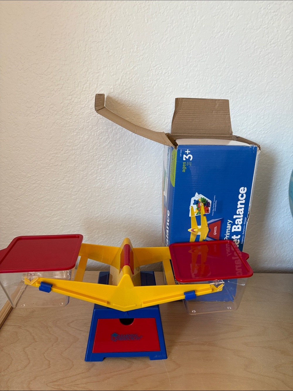 Learning Resources Primary Bucket Balance | homeschool schoolroom